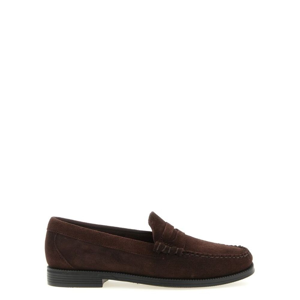G.H. BASS Brown Cowhide Slip-On Men's Loafers